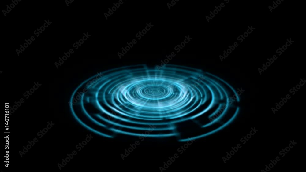 Tron Hologram Portal Vortex Spin on the Ground Blue with Light Rays. Alpha Channel Included. Tron Hologram Portal Vortex Spin on the Ground Blue with Light Rays. Alpha Channel Included.