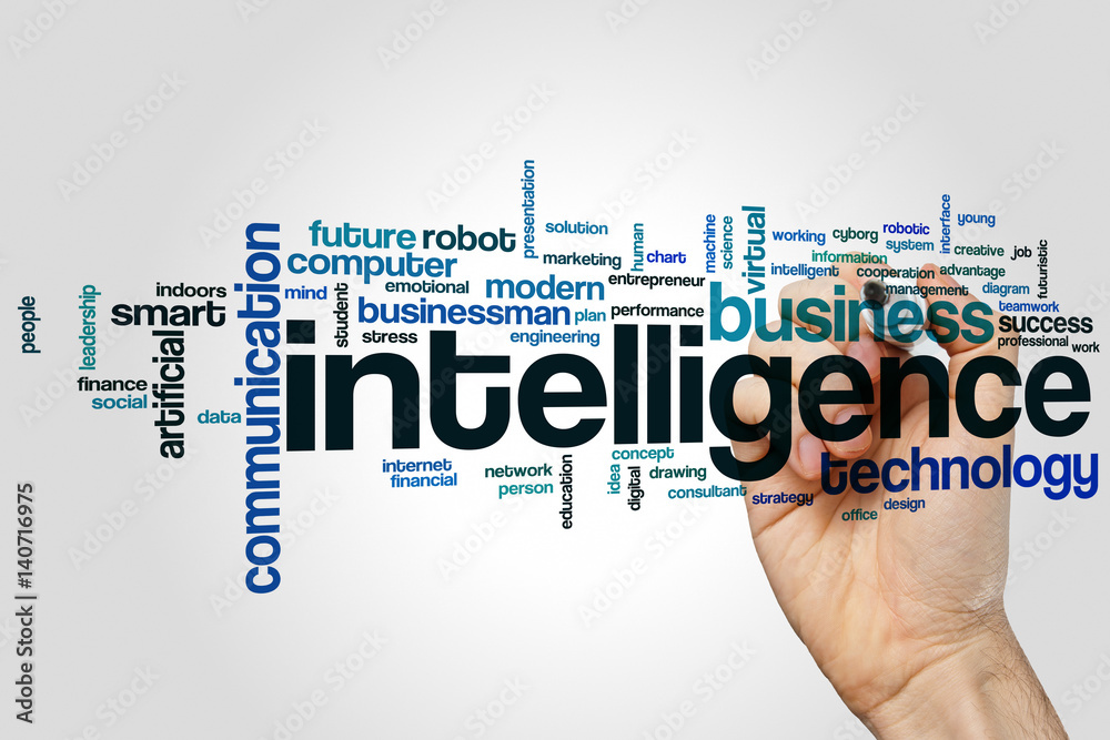 Intelligence word cloud Intelligence word cloud