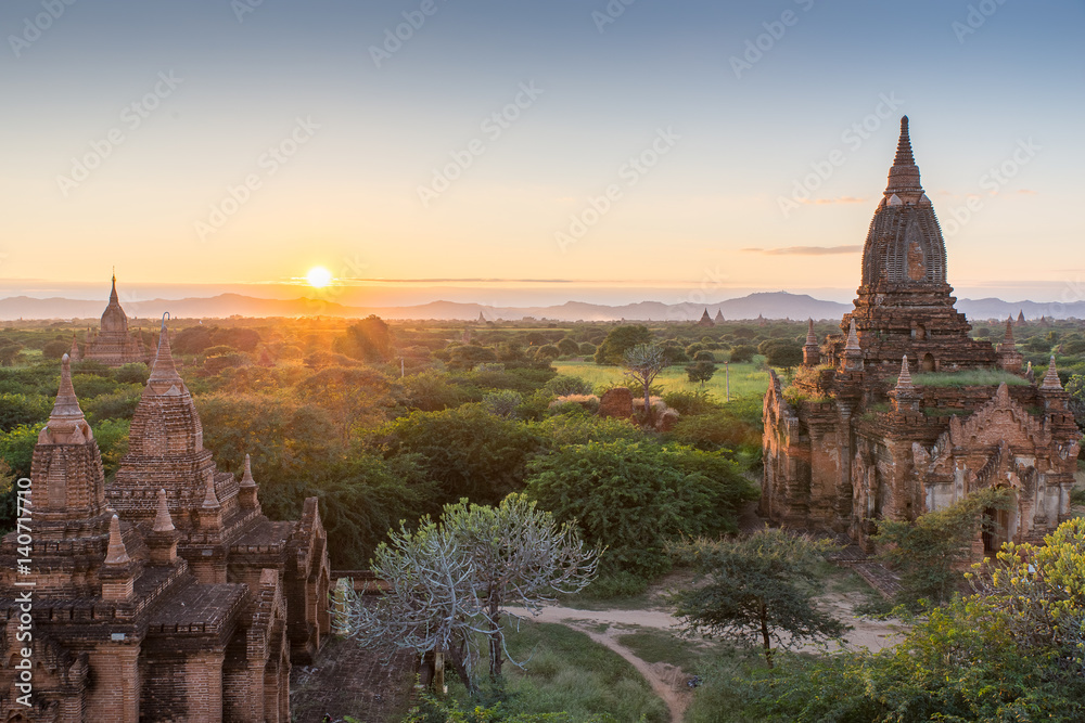 Myanmar Bagan Sonnenuntergang 1