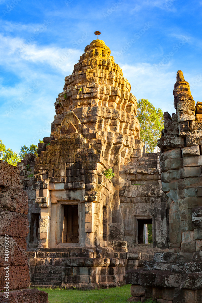 Prasat Wat Athvea, an Hinduist temple from the late Eleventh Century near Siem Reap, Cambodia