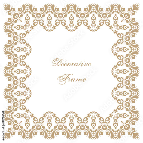 Decorative square frame
