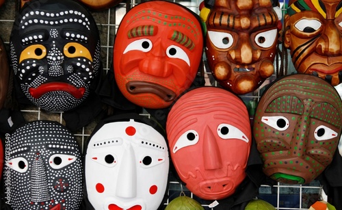 Korean traditional masks
