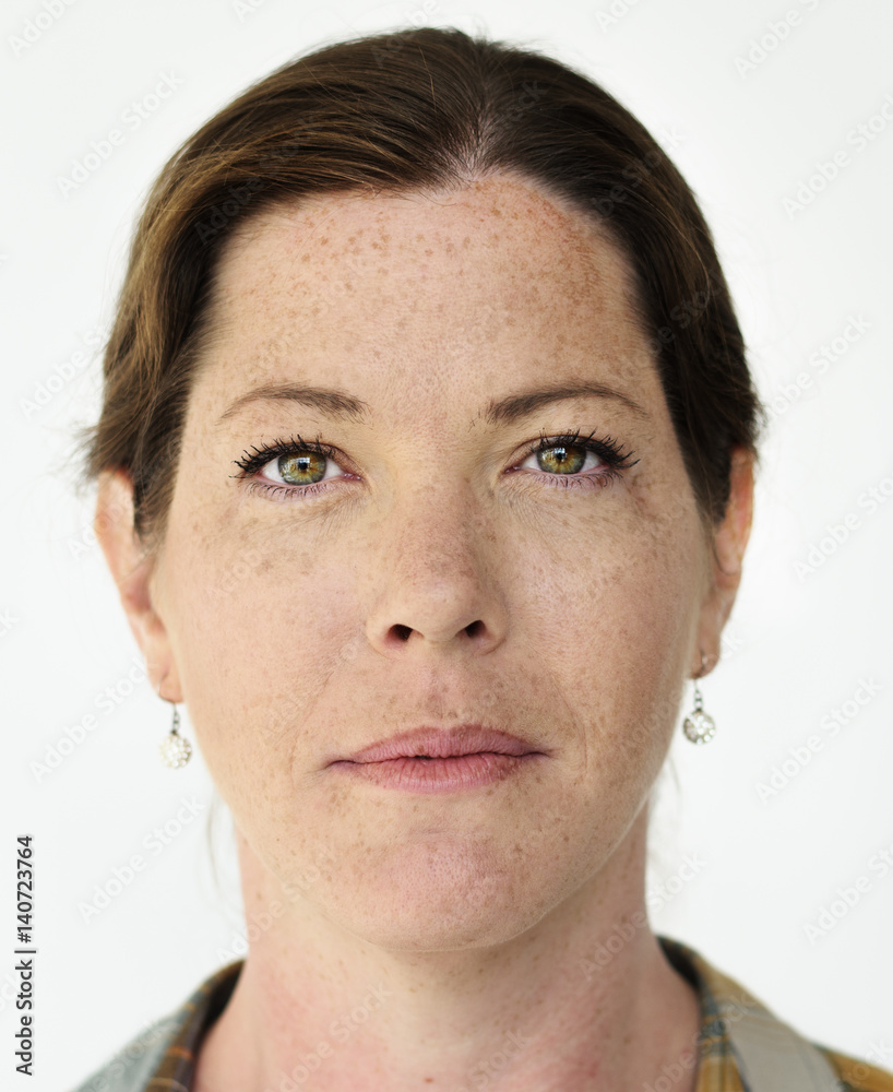 Obraz premium People studio shoot portrait looking at camera