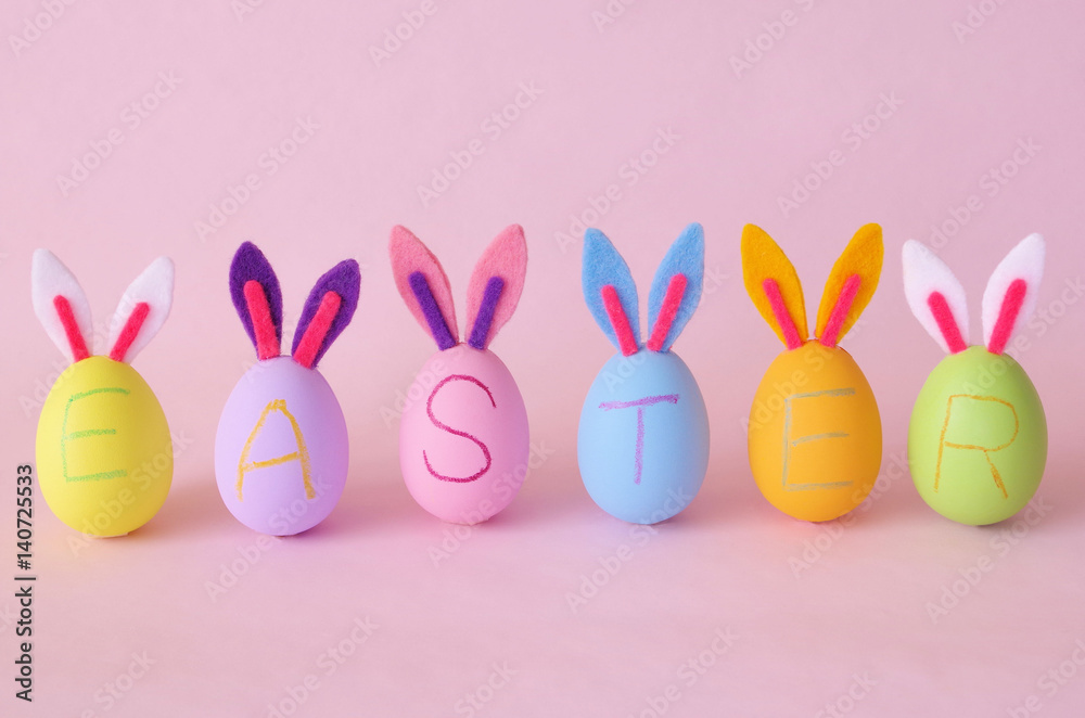 たまごのうさぎとイースター Stock Photo Adobe Stock
