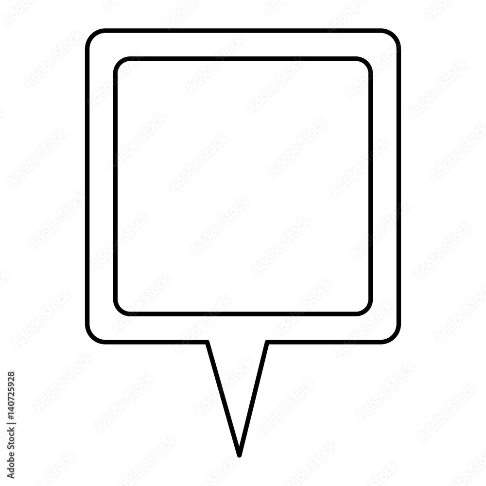 contour chat bubble icon, vector illustration design contour chat bubble icon, vector illustration design