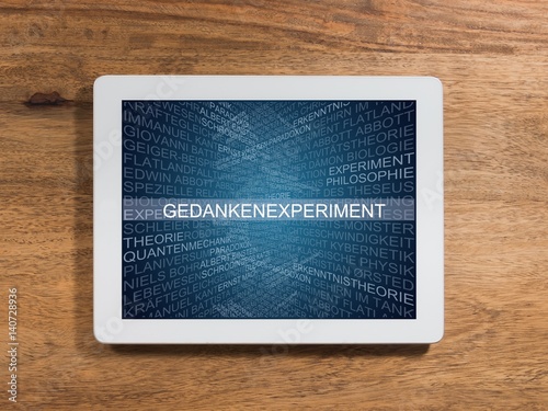 Plakat w ramie Gedankenexperiment