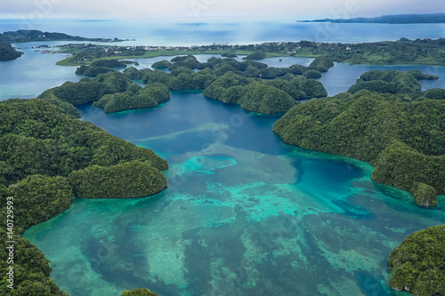 Palau viewed from the sky