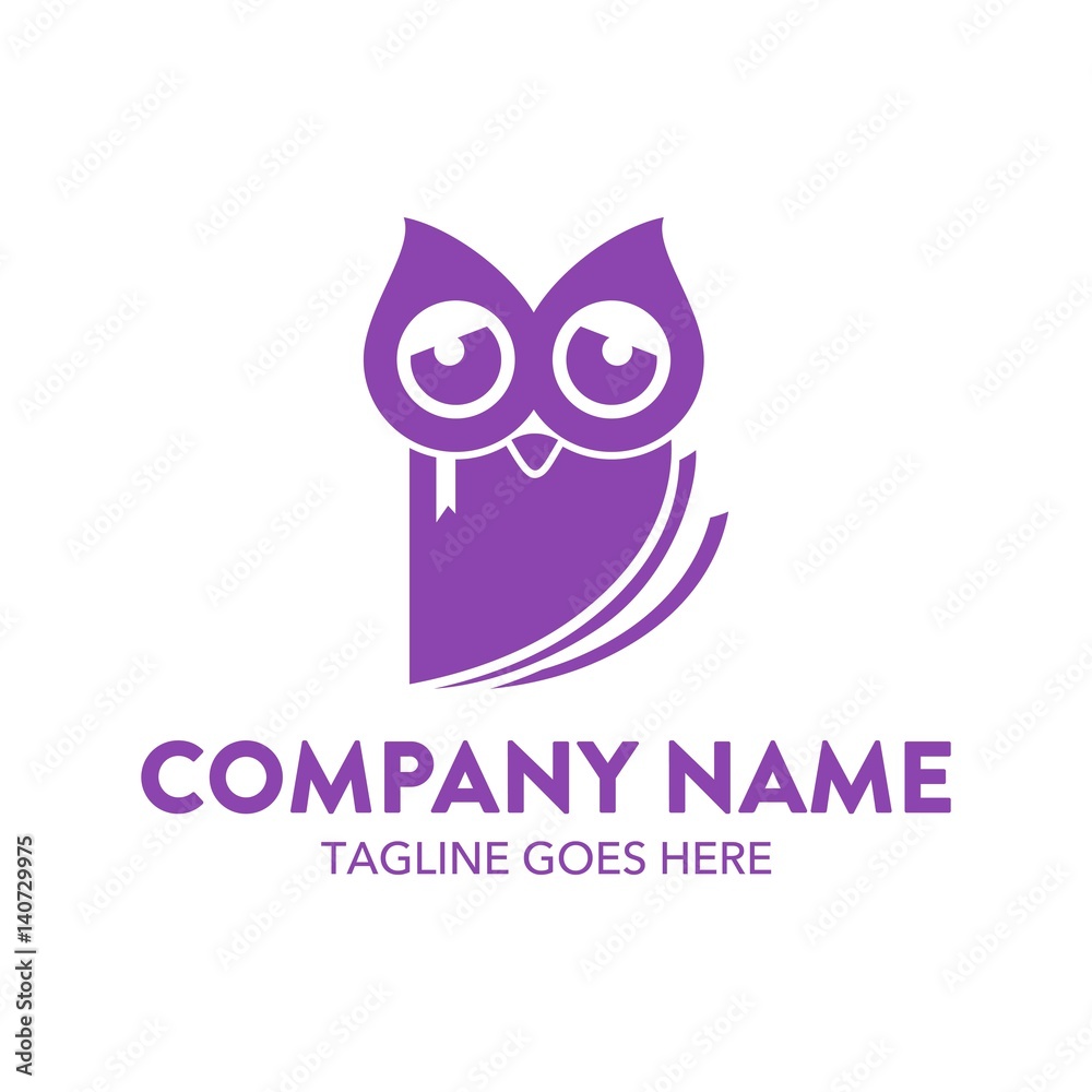 Owl Unique Logo Owl Unique Logo