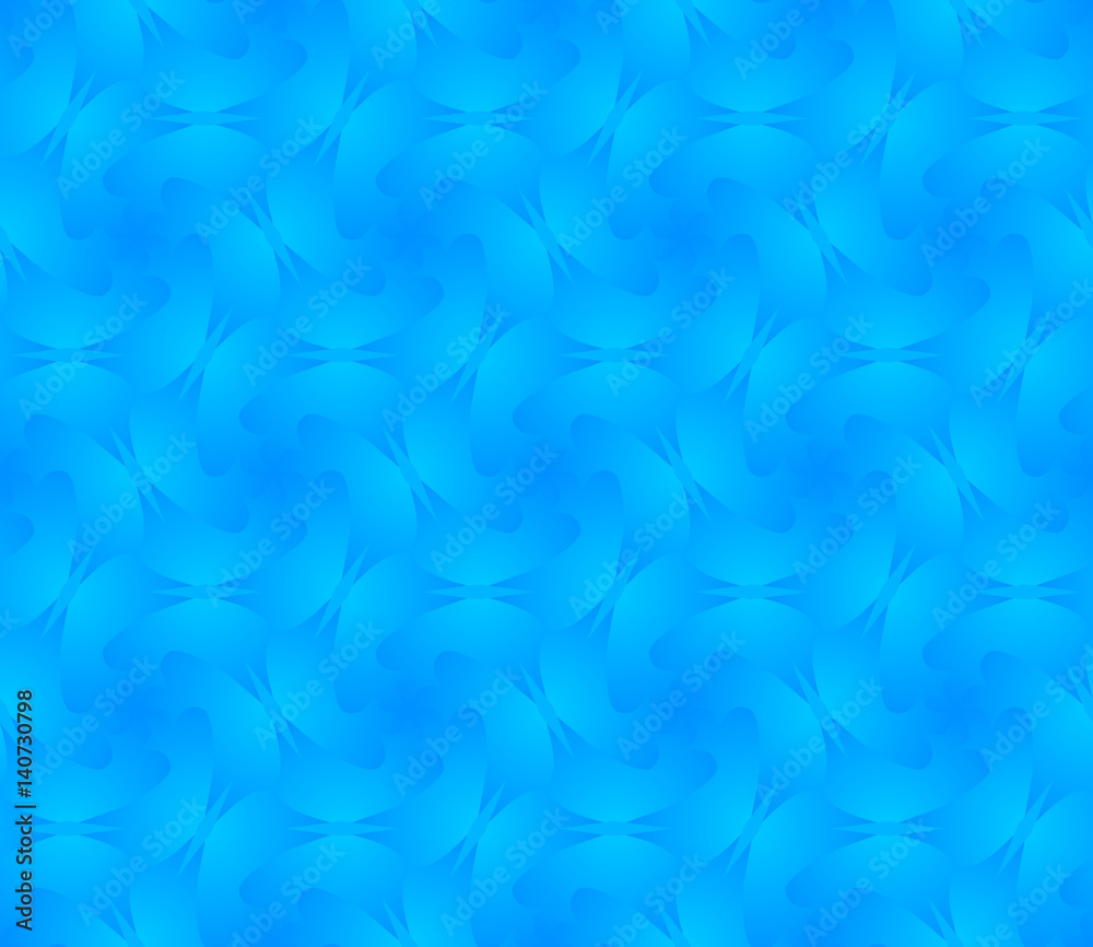 Fototapeta premium Blue mosaic from butterflies. Seamless pattern.