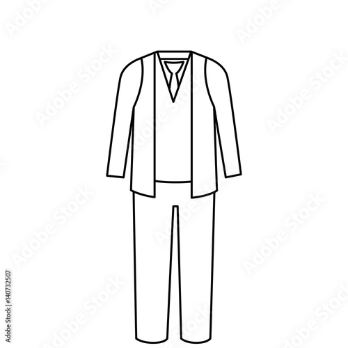 man dress casual icon vector illustration design