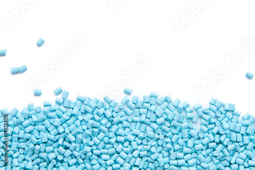 Obraz na płótnie Plastic material for industry isolated white background