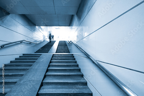low angle view of empty staircase © fanjianhua