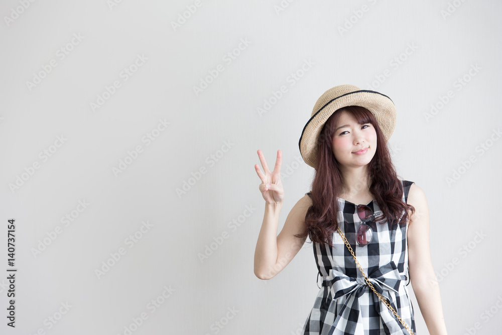 カジュアルポートレート(白バック)