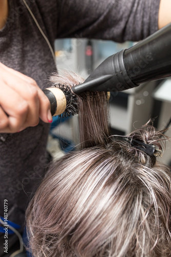 Styling female hair dryer