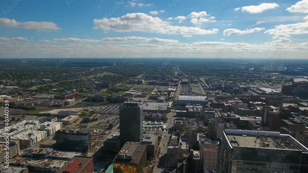 Aerial Indiana Indianapolis September 2016 4K Aerial Indiana Indianapolis September 2016 4K