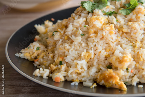 Thai fried rice with crab.