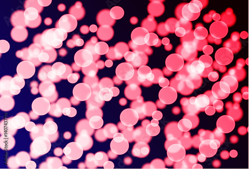 Abstract red bokeh, Christmas and new year theme background