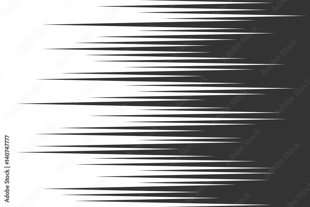 Black speed horizontal lines