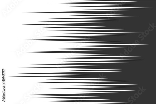 Black speed horizontal lines