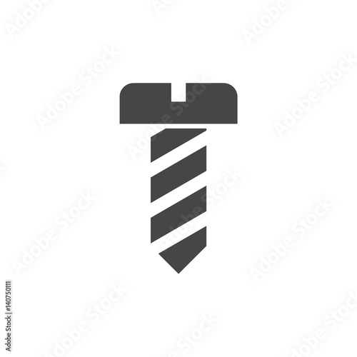 Bolt icon flat design - Illustration