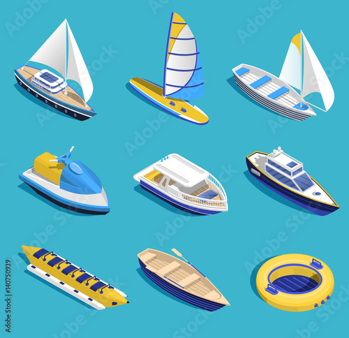 Sea Activities Set