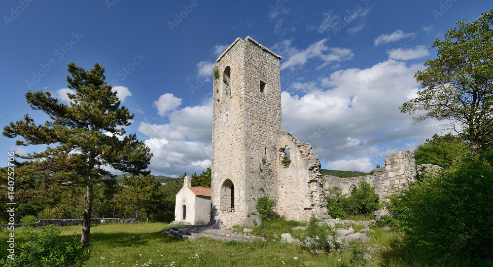 Old church in Hreljin / Croatia