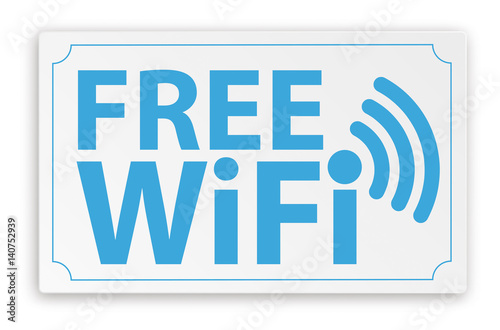 Paper Sign Free WiFi