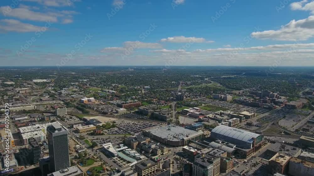 Aerial Indiana Indianapolis September 2016 4K Aerial Indiana Indianapolis September 2016 4K