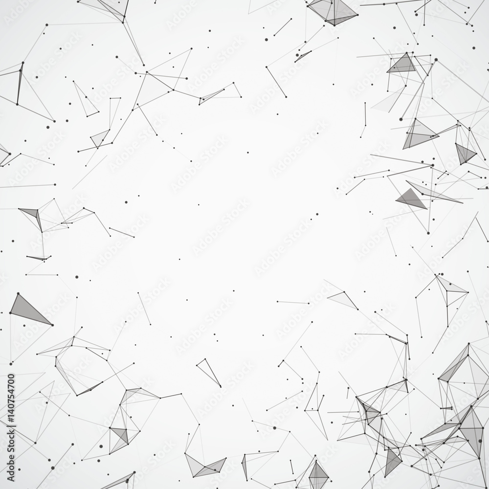 Abstract Background Connected Dots Abstract Background Connected Dots