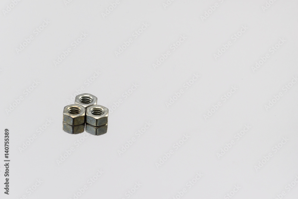 screws on metal background screws on metal background
