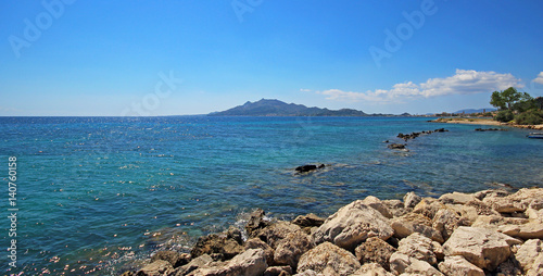 Obraz na płótnie Beautiful landscapes on Zakynthos Island in Greece w salonie