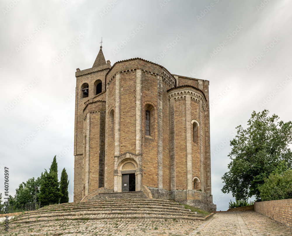 Offida, Teramo .Chiesa di Santa Maria della Rocca
