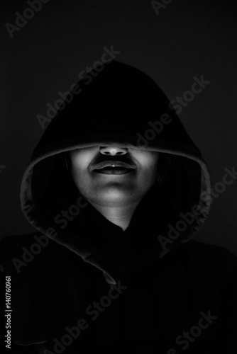 Girl in the hoodie