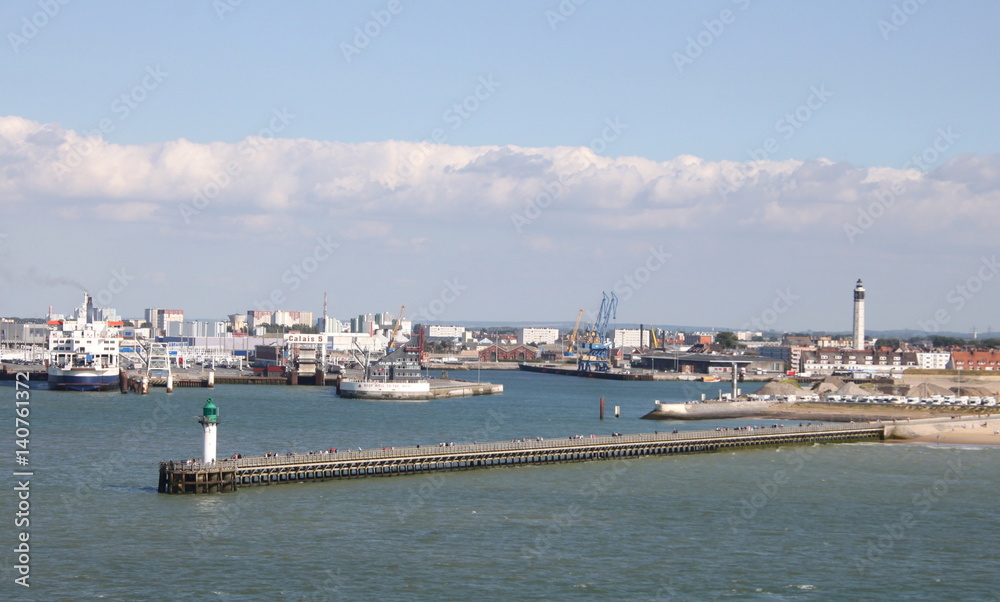 plage de Calais et port de calais