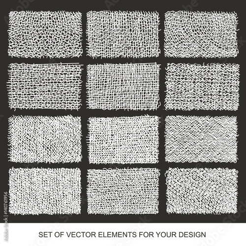 Collection of textures, brushes, graphics, design element. Hand-drawn. Abstract background. Modernistic Art.