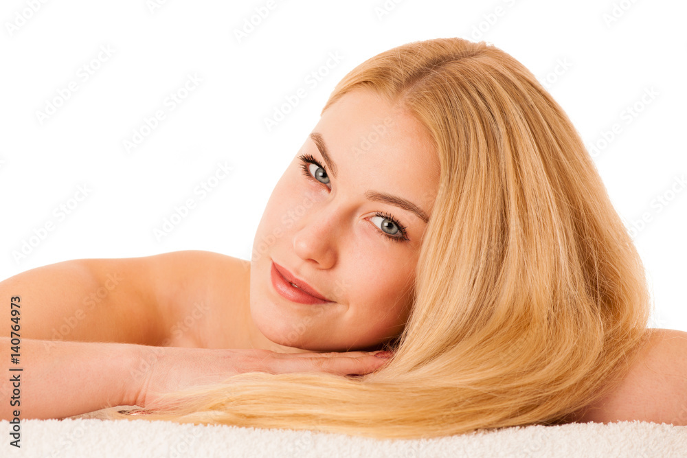 skin care - beautiful young woman nurturing her skin isolated over white background skin care - beautiful young woman nurturing her skin isolated over white background
