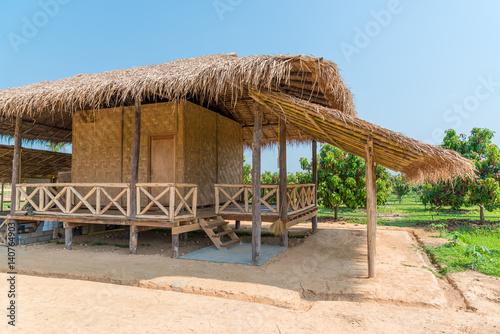 Farmer house in the rural country of Thailand