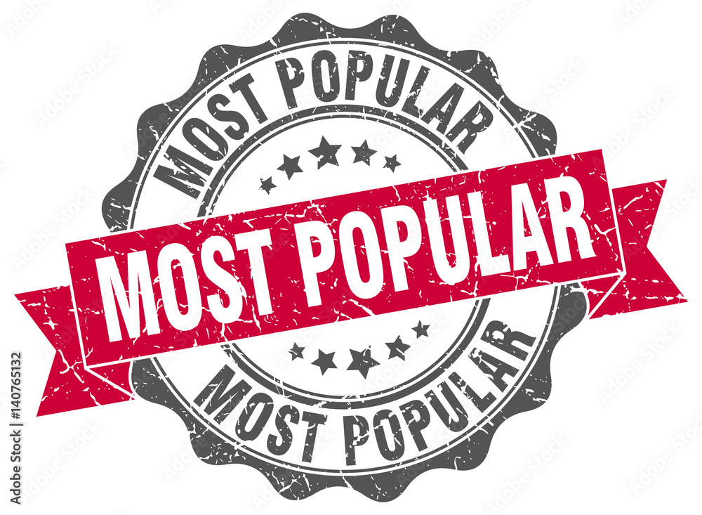 Fototapeta premium most popular stamp. sign. seal