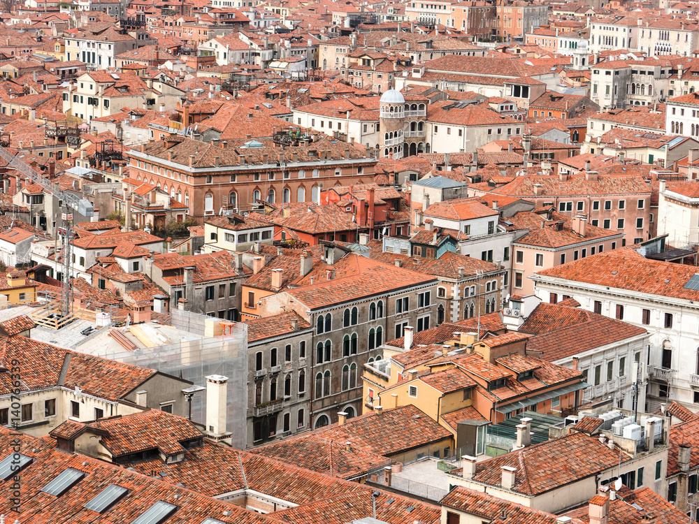 The red roofs of Venice