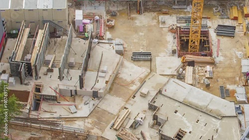 Construction technology modern multi family house