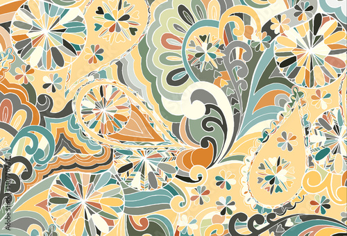 Abstract colored background from a variety of patterns.Vector