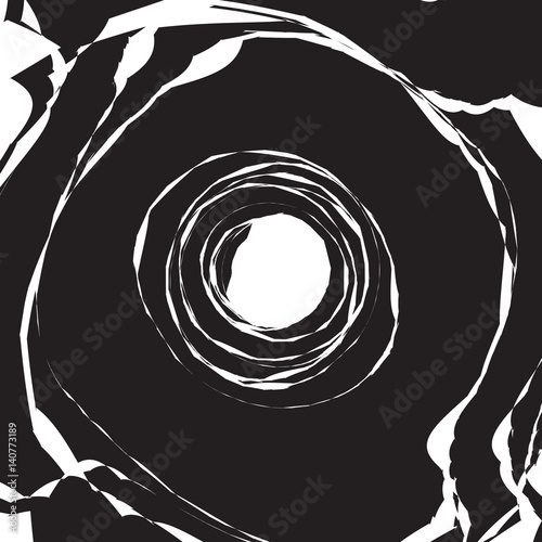 Grungy textured abstract illustration (graphic isn't cut at edges)
