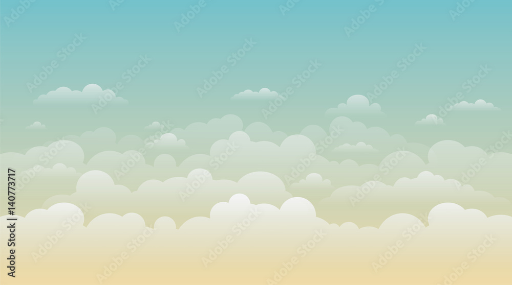 Cloudy sky background 1