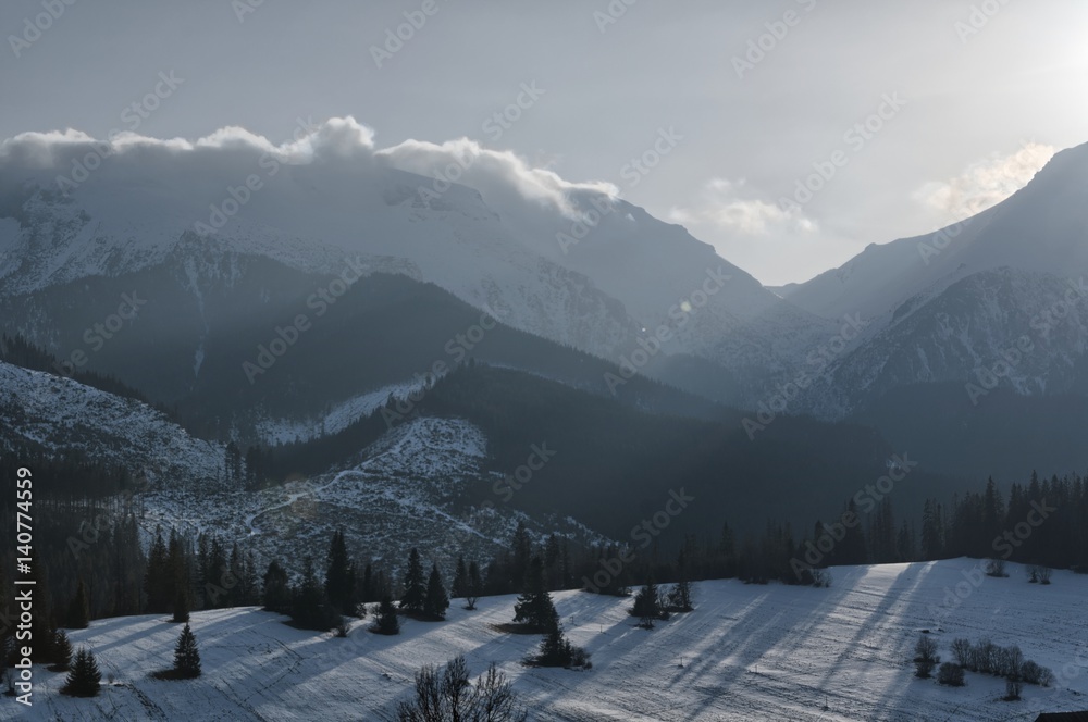 Zdziar, view on The Low Tatras Mountains. Slovakia 2014 Zdziar, view on The Low Tatras Mountains. Slovakia 2014