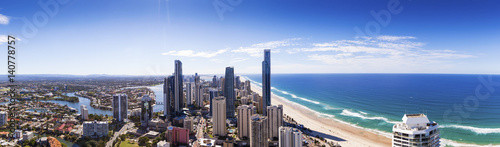 Panoramic view of Surfers Paradise on Gold Coast © Zstock