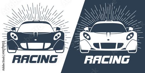 sports cars Silhouette