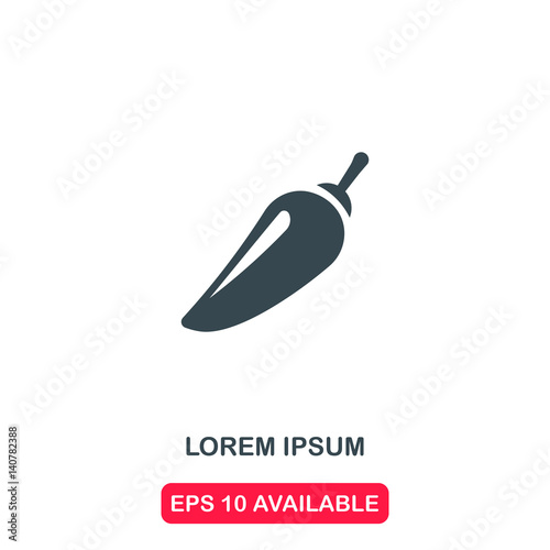 Pepper icon vector