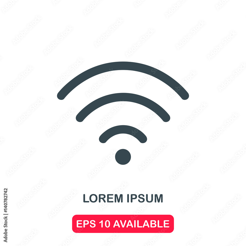 WI-FI icon vector WI-FI icon vector