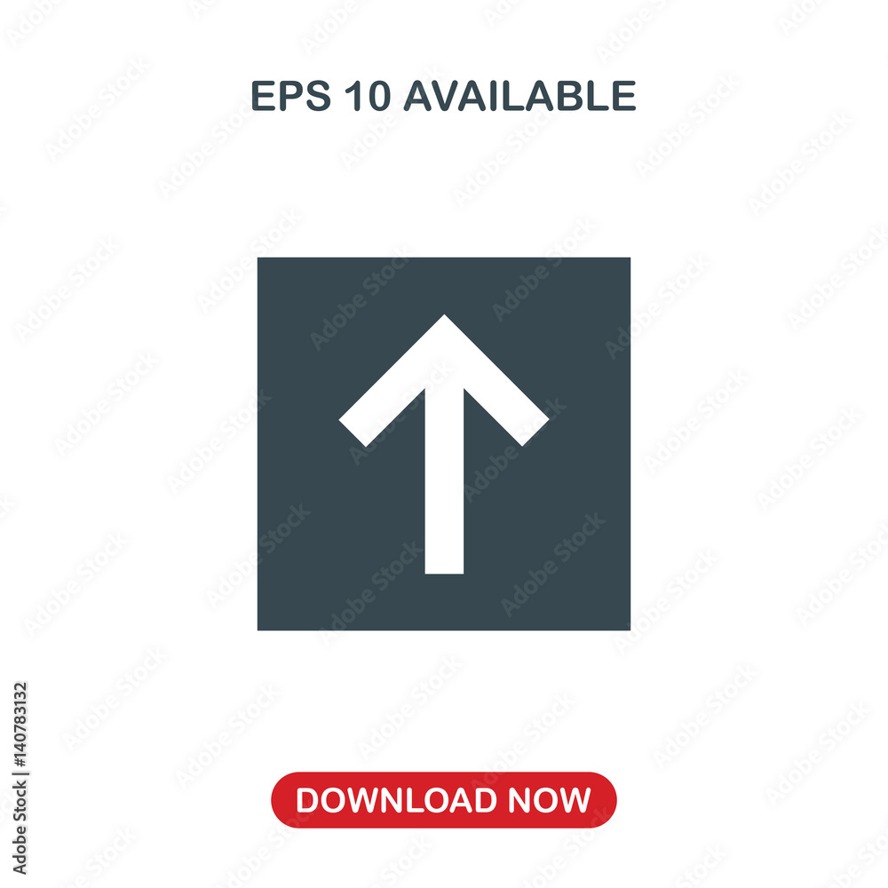 Up arrow icon vector Up arrow icon vector
