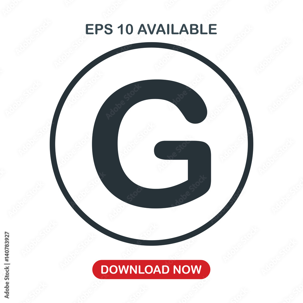 G letter vector icon G letter vector icon